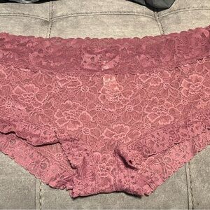 Victoria's Secret Mauve Lace Panties